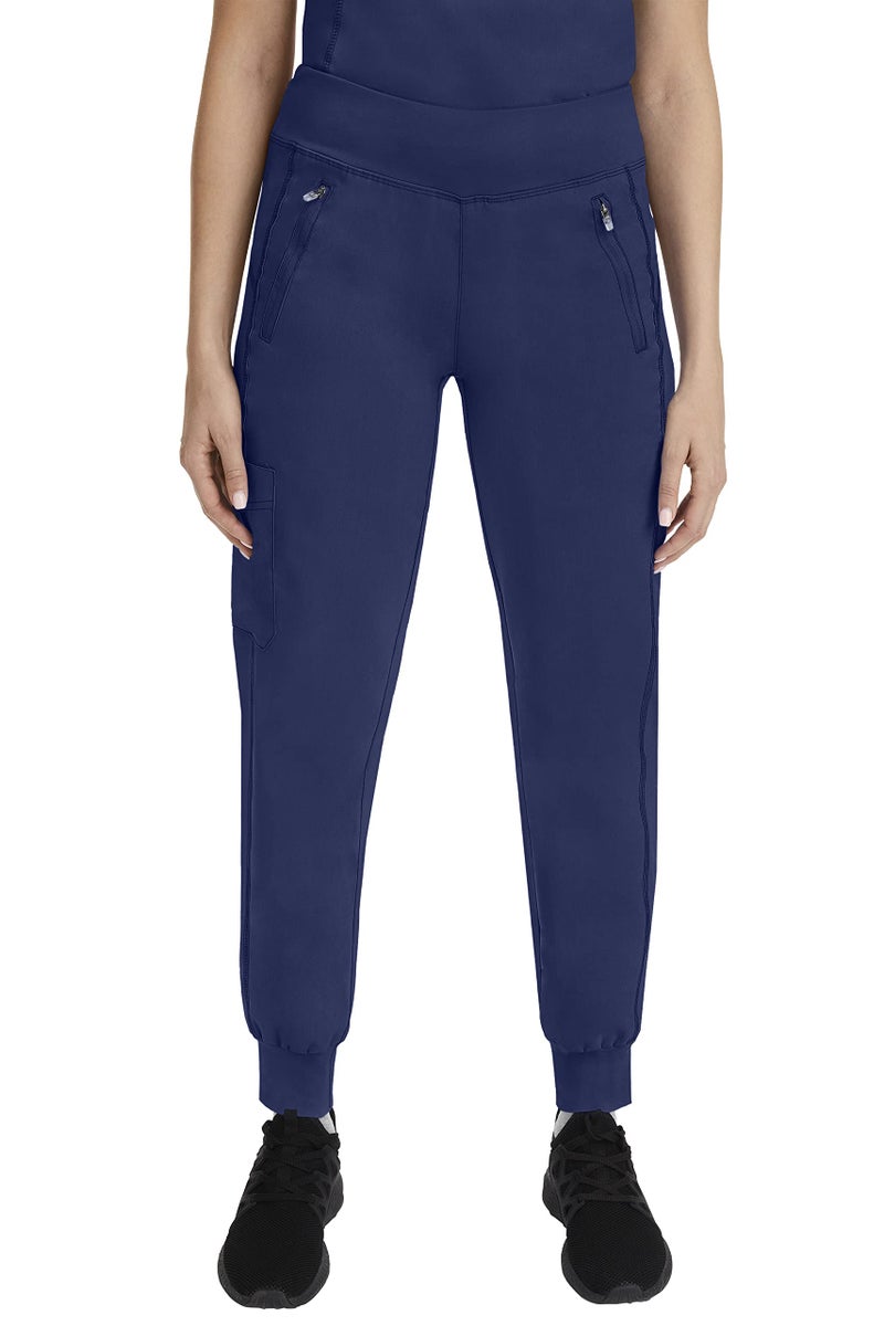 Healing Hands Women's Scrub Jogger Pant Tara with 6 Pockets, Durable, 2-Way Stretch and Easy Care Fabric Plus Size - 9233, 2XL, Navy - Image 1